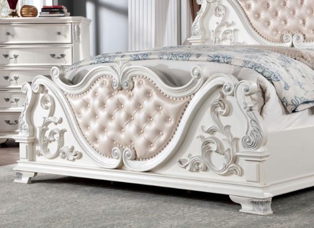 Esparanza Bed Cherry & White - Carl's Furniture (Garden City, KS)