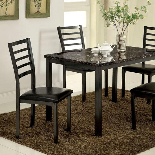 COLMAN Black 48" Dining Table - Carl's Furniture (Garden City, KS)