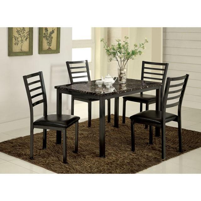 COLMAN Black 48" Dining Table - Carl's Furniture (Garden City, KS)
