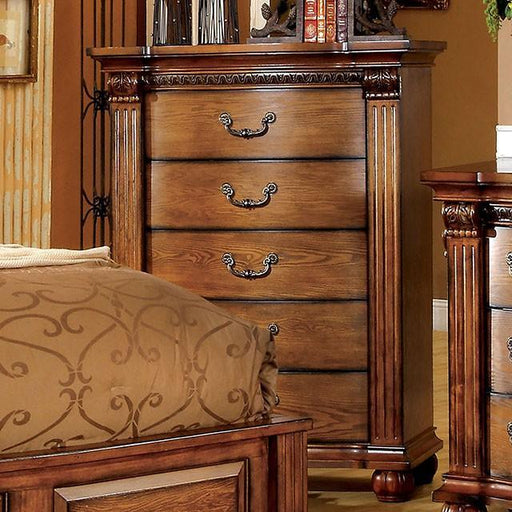Bellagrand Antique Tobacco Oak Chest - Carl's Furniture (Garden City, KS)