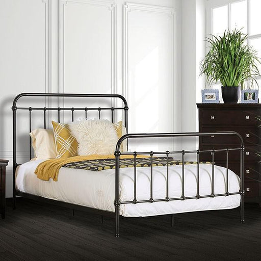 IRIA Dark Bronze Cal.King & E.King Bed - Carl's Furniture (Garden City, KS)