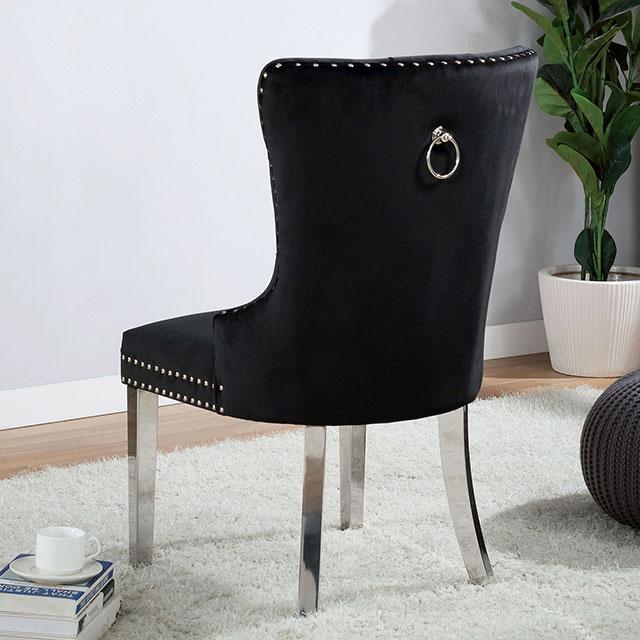JEWETT Chair, Black (2/CTN) - Carl's Furniture (Garden City, KS)