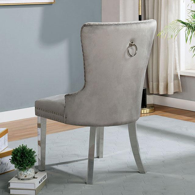 JEWETT Chair, Gray (2/CTN) - Carl's Furniture (Garden City, KS)
