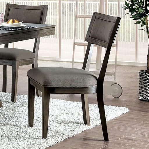 Leeds Gray Side Chair - Carl's Furniture (Garden City, KS)