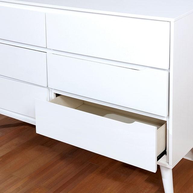 LENNART II White Dresser - Carl's Furniture (Garden City, KS)