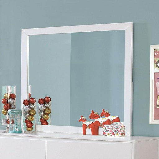 LENNART II White Mirror - Carl's Furniture (Garden City, KS)