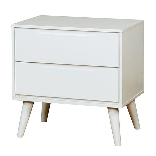 LENNART II White Night Stand - Carl's Furniture (Garden City, KS)
