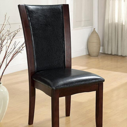 Manhattan I Dark Cherry/Brown Side Chair, Espresso (2/CTN) - Carl's Furniture (Garden City, KS)