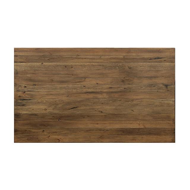 MARSHALL Rustic Oak Dining Table - Carl's Furniture (Garden City, KS)