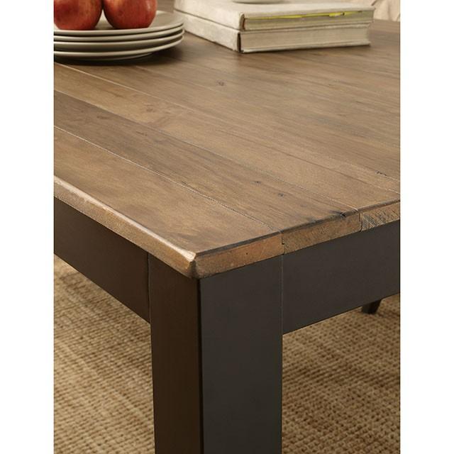 MARSHALL Rustic Oak Dining Table - Carl's Furniture (Garden City, KS)