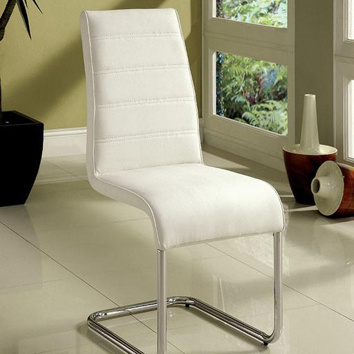 Mauna White Side Chair - Carl's Furniture (Garden City, KS)