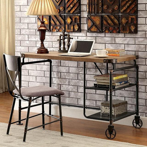 OLGA Antique Black Desk - Carl's Furniture (Garden City, KS)