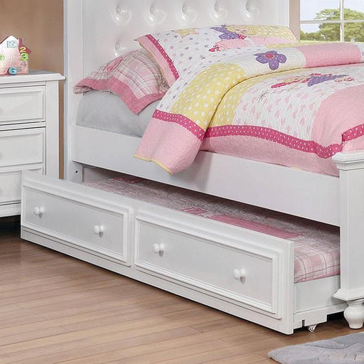 OLIVIA White Trundle - Carl's Furniture (Garden City, KS)
