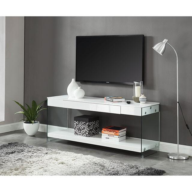 Sabugal White 70" TV Stand - Carl's Furniture (Garden City, KS)