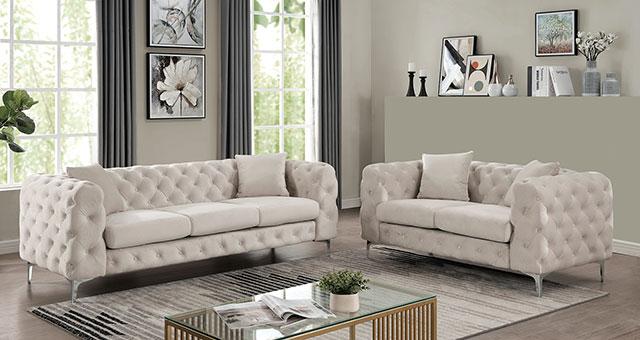 SAPPHIRA Chair, Beige - Carl's Furniture (Garden City, KS)