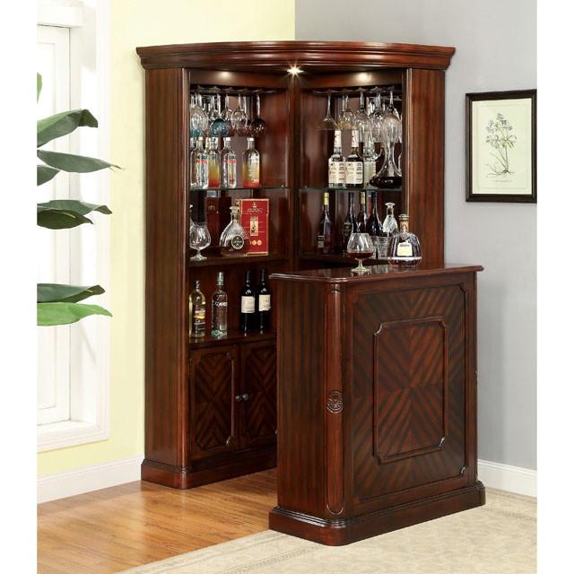VOLTAIRE Dark Cherry Curio - Carl's Furniture (Garden City, KS)