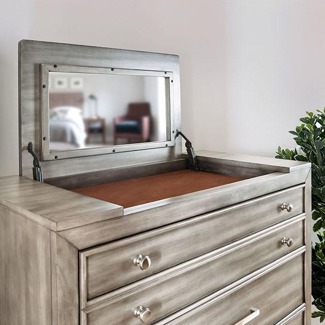 DAPHNE Gray Chest - Carl's Furniture (Garden City, KS)