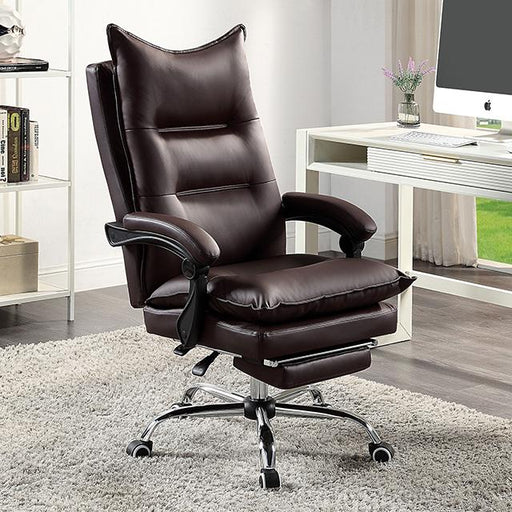 PERCE Office Chair, Brown - Carl's Furniture (Garden City, KS)