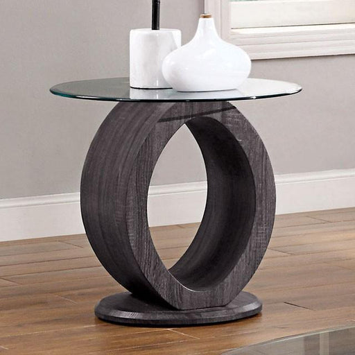 Lodia Gray End Table - Carl's Furniture (Garden City, KS)