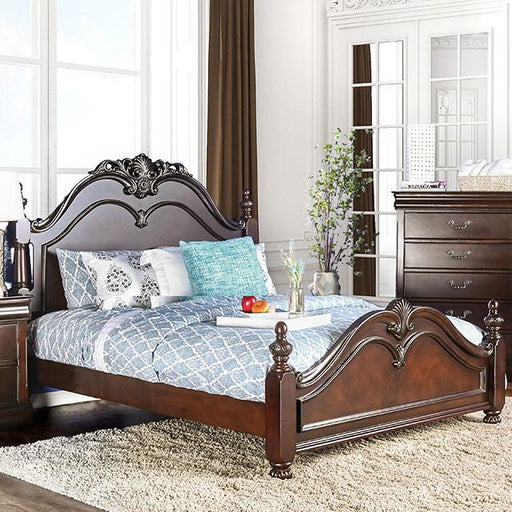 Mandura Cherry Cal.King & E.King Bed - Carl's Furniture (Garden City, KS)