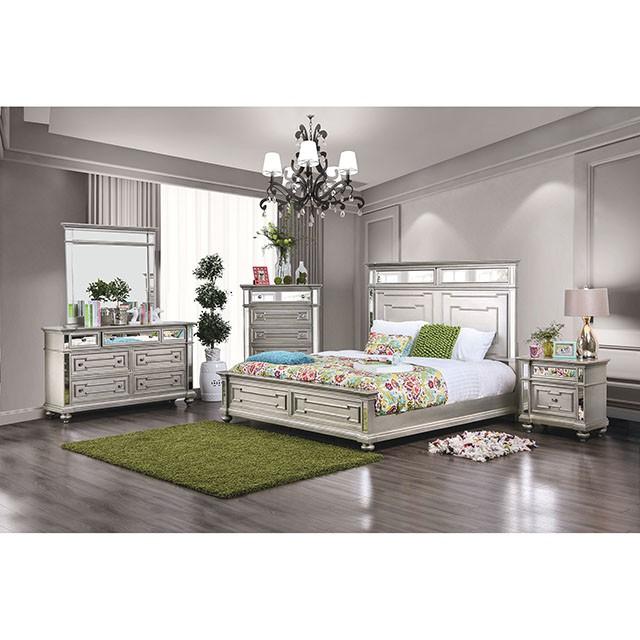 Salamanca Silver Night Stand - Carl's Furniture (Garden City, KS)