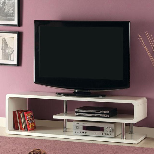 Ninove II White 55" TV Console - Carl's Furniture (Garden City, KS)