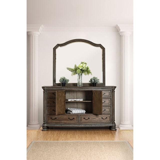 Persephone Rustic Natural Tone Mirror - Carl's Furniture (Garden City, KS)