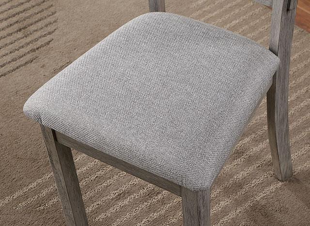 LAQUILA Side Chair (2/CTN), Gray - Carl's Furniture (Garden City, KS)