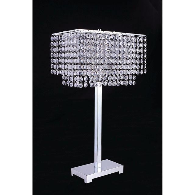 RENA Table Lamp, Hanging Crystal - Carl's Furniture (Garden City, KS)