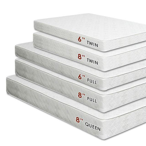 Daisy White 8" Bunkie Board Combo Mattress, Twin - Carl's Furniture (Garden City, KS)