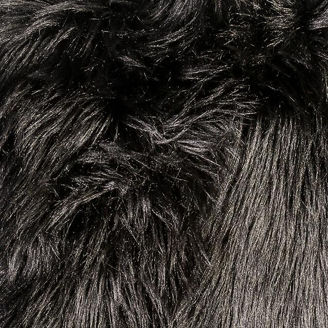 Jet Black 20" X 20" Pillow, Fur Black (2/CTN) - Carl's Furniture (Garden City, KS)