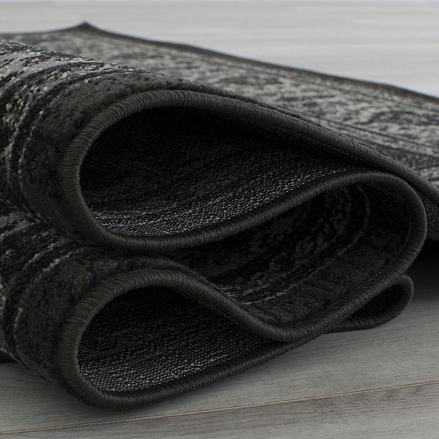 Kozlu Dark Gray 5' X 7' Area Rug - Carl's Furniture (Garden City, KS)