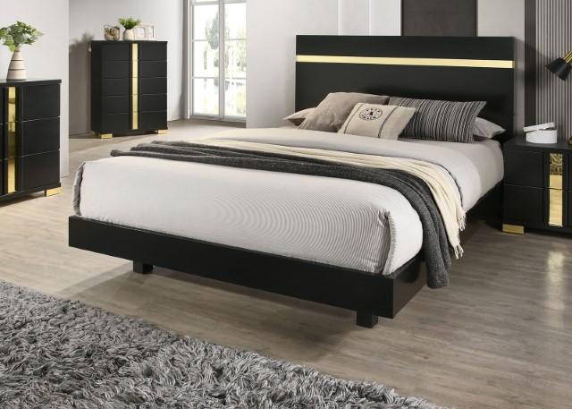 Lillestrom E.King, Queen, Full, & Full Bed Black & White - Carl's Furniture (Garden City, KS)