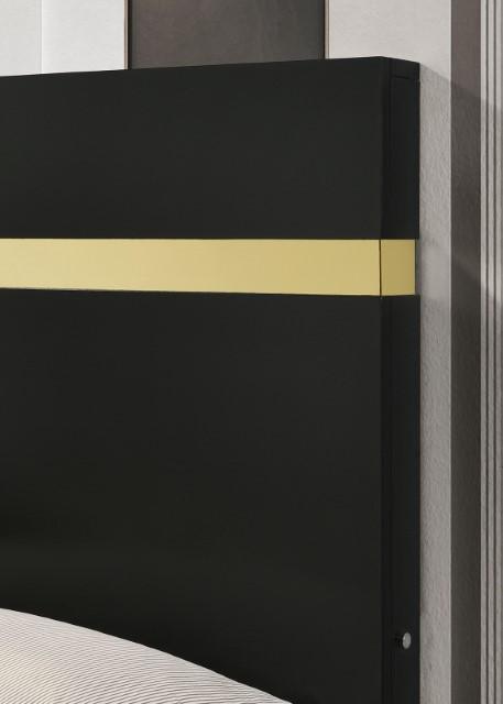 Lillestrom Bed Black - Carl's Furniture (Garden City, KS)
