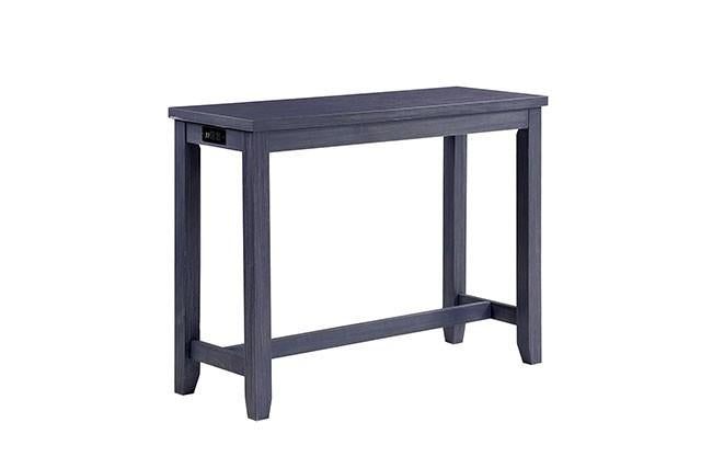 Caerleon 3 & 4 Piece Counter Ht. Set Gray & Blue - Carl's Furniture (Garden City, KS)