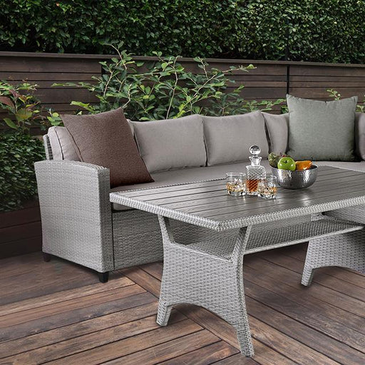 Kimara 3 & 5 Piece. Patio Dining Set - Carl's Furniture (Garden City, KS)