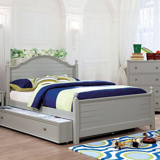 Diane Bed Blue & Gray - Carl's Furniture (Garden City, KS)