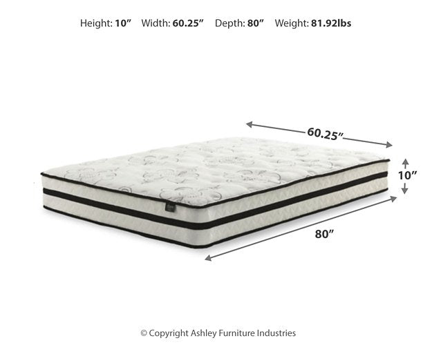 Chime 10 Inch Hybrid Mattress in a Box - Carl's Furniture (Garden City, KS)