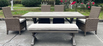 Laguna Heights Outdoor Dining Table - Carl's Furniture (Garden City, KS)