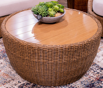 Double Point Outdoor Coffee Table - Carl's Furniture (Garden City, KS)