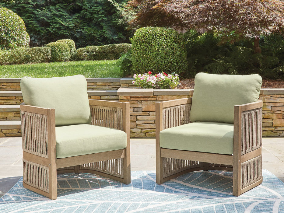 Serena Shores Outdoor Lounge Chair (Set of 2) - Carl's Furniture (Garden City, KS)