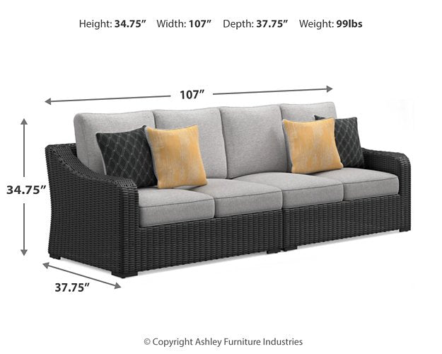 Beachcroft Outdoor Sectional - Carl's Furniture (Garden City, KS)