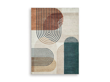 Farrendale Washable Area Rug - Carl's Furniture (Garden City, KS)