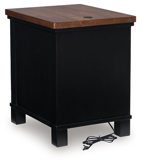 Wildenauer Chairside End Table - Carl's Furniture (Garden City, KS)