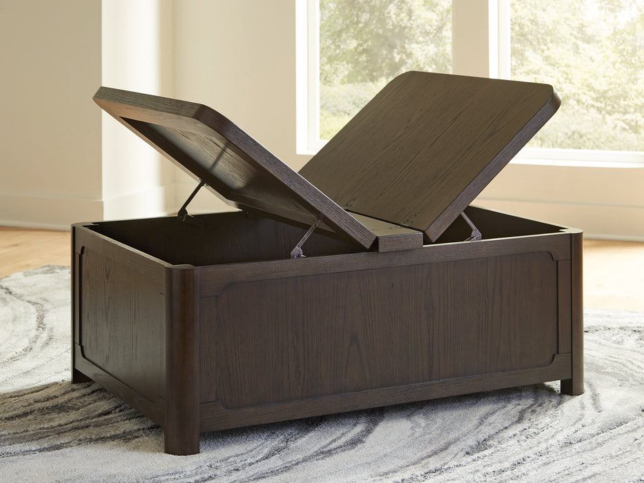Breckington Coffee Table With Storage - Carl's Furniture (Garden City, KS)