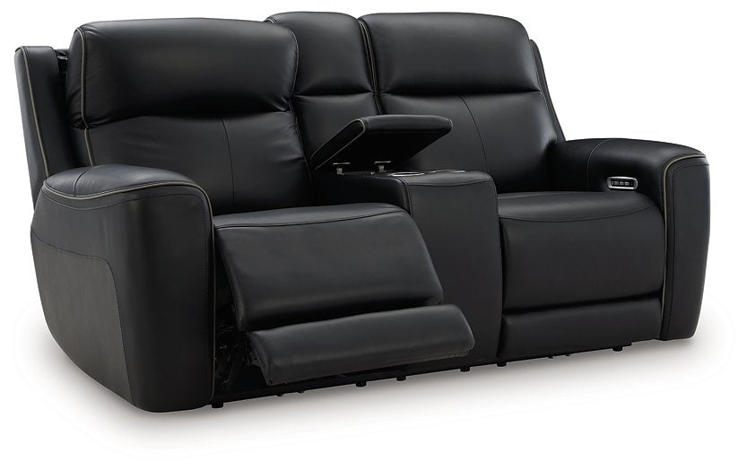 5Z-Relaxation Power Reclining Loveseat with Console - Carl's Furniture (Garden City, KS)