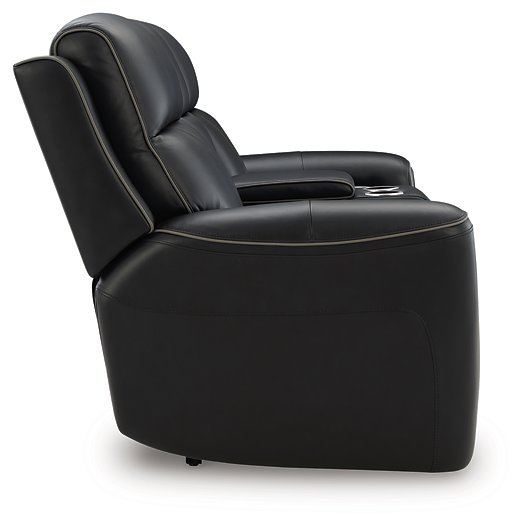 5Z-Relaxation Power Reclining Loveseat with Console - Carl's Furniture (Garden City, KS)