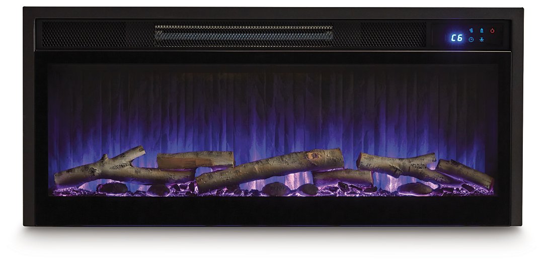 Cayboni 71" TV Stand with Electric Fireplace - Carl's Furniture (Garden City, KS)