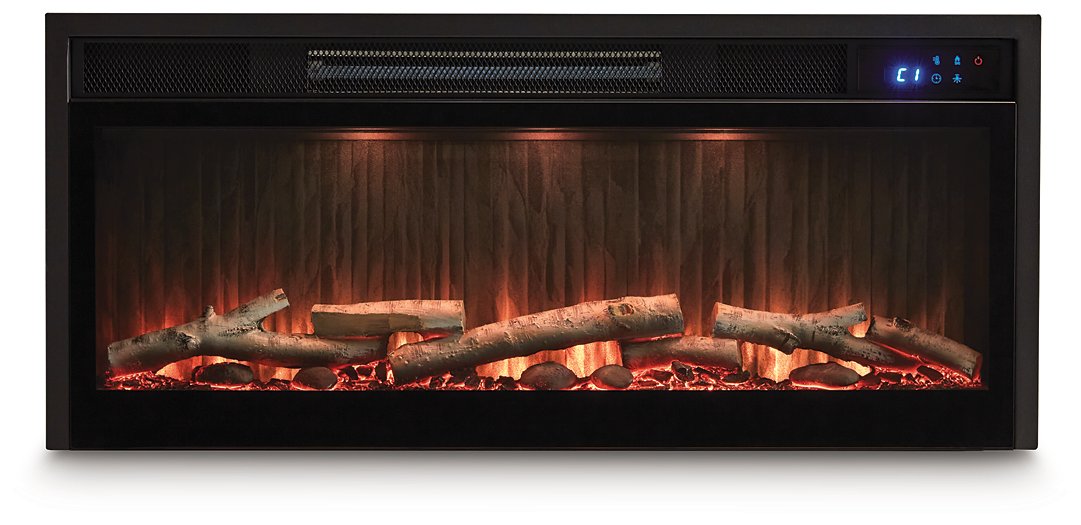 Cayboni 71" TV Stand with Electric Fireplace - Carl's Furniture (Garden City, KS)