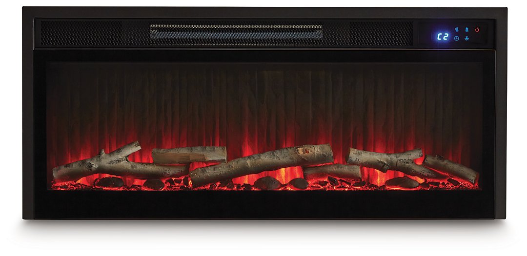 Cayboni 71" TV Stand with Electric Fireplace - Carl's Furniture (Garden City, KS)